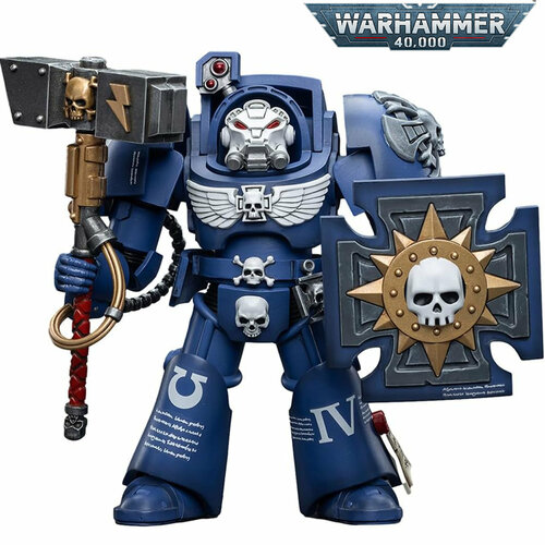 Фигурка подвижная Ultramarines Terminators Brother Acastian 1/18 фигурка joytoy warhammer 40 000 action figure ultramarines judiciar jt8896