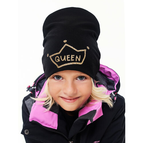 фото Шапка бини валерия мура, размер 92, черный