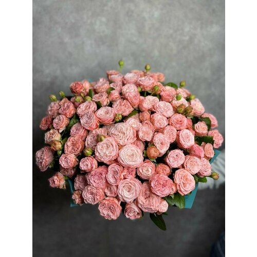 Букет роз "Мадам Бомбастик" из 51 шт, 50 см - доставка на дом