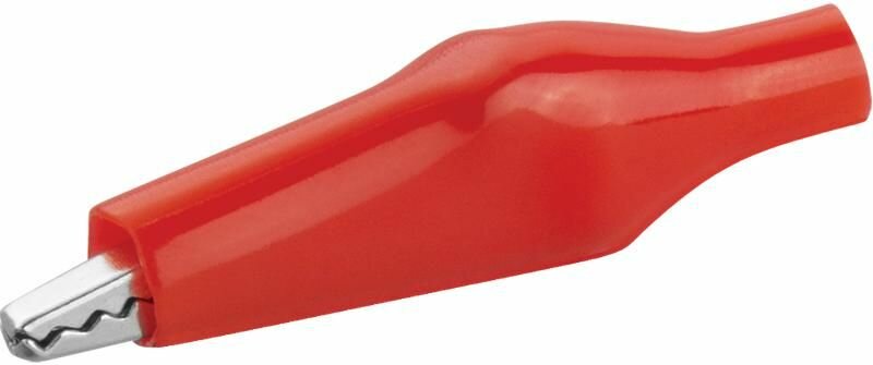 фото Зажим «крокодил» 5А 80 872 OAC-5A-40-R25 красн. Онлайт 80872