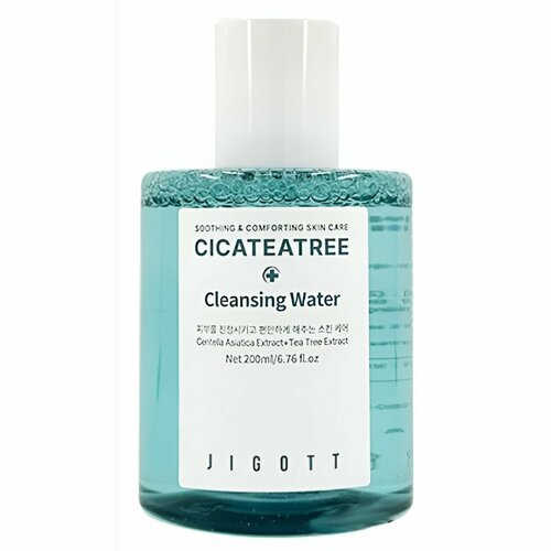 Очищающая вода с экстрактом центеллы и чайного дерева Jigott Cicateatree Cleansing Water