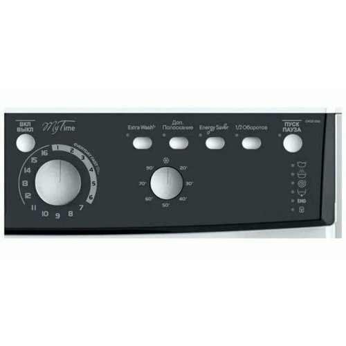 Стиральная машина Indesit EWSB 5085 BK CIS белый чёрный 2543700₽