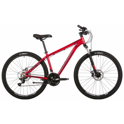 фото Горный велосипед stinger element evo 27.5" (2023) 16" красный (151-165 см)