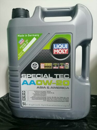 Изображение товара Синтетическое моторное масло Liqui Moly Special Tec AA 0W-20, 5л, арт. 6739