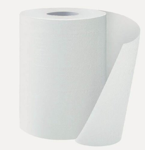 Изображение товара Бумажные полотенца в рулоне Matic 150 м, двухслойные, 6 рулонов без перфорации