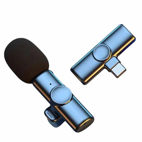 Петличный микрофон для iPhone и Android с разъемом Lightning и Type-C 58100₽