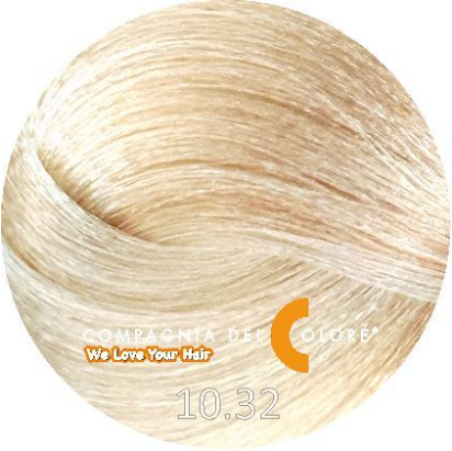 COMPAGNIA DEL COLORE краска для волос 100 МЛ AMMONIA FREE 10.32