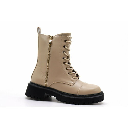 фото Ботинки mergemax, размер 36, бежевый