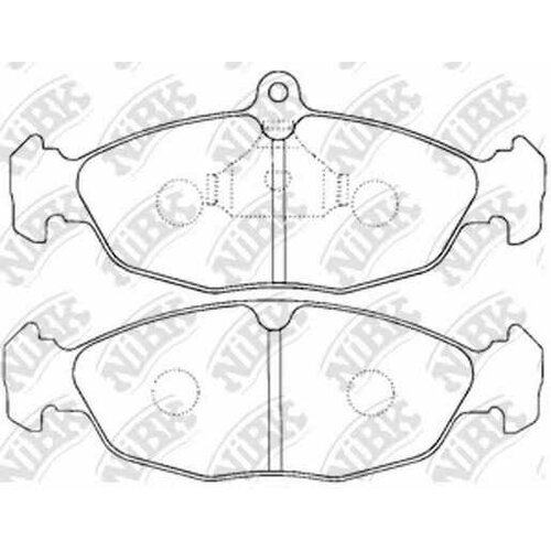 Колод. тоpм. диск. NiBK для CHEVROLET CORSA Пикап 1.4 GLS NIBK PN0021