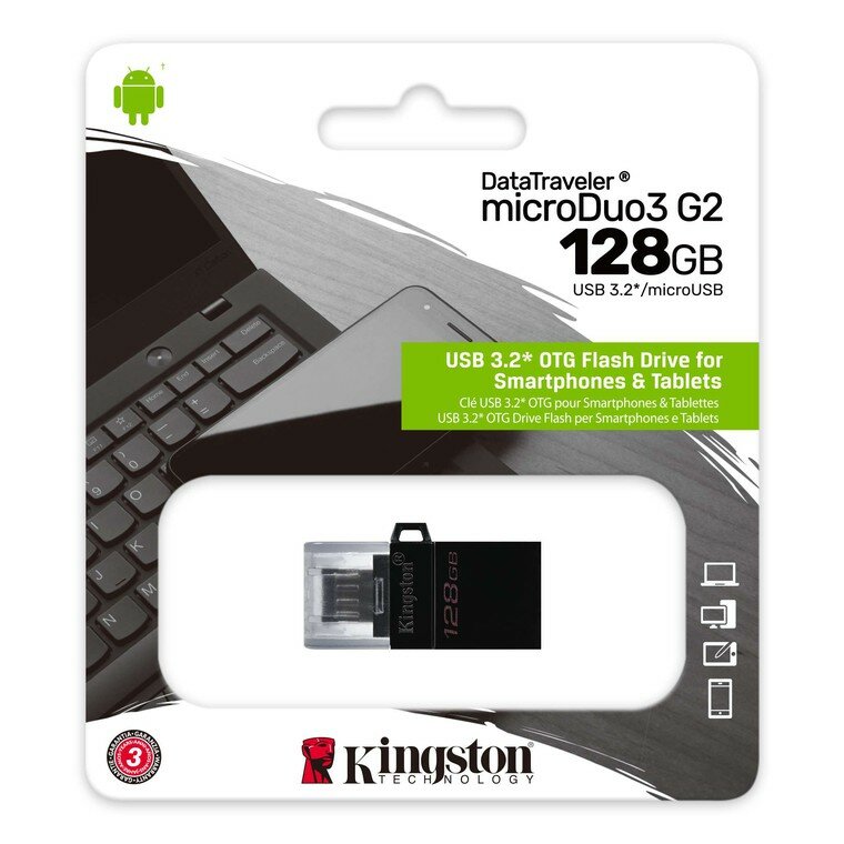 Флешка Kingston DataTraveler microDuo 3.0 G2 — фото 10