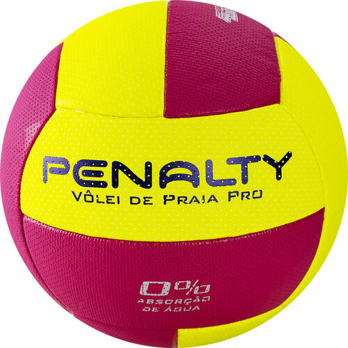 Мяч для пляжного волейбола Penalty Bola Volei De Praia Pro 5415902013-u, размер 5, желто-розовый (5)