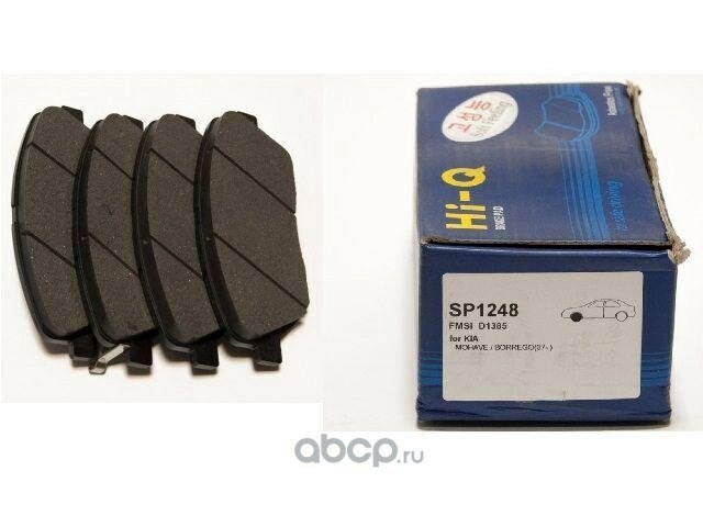 Колодки тормозные передние Sangsin Brake SP1248 для надежного торможения