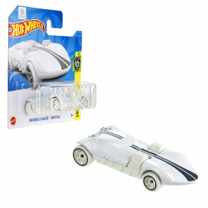 Машинка Hot wheels базовая коллекция в дисплее HW BRAILLE RACER - TWIN MILL