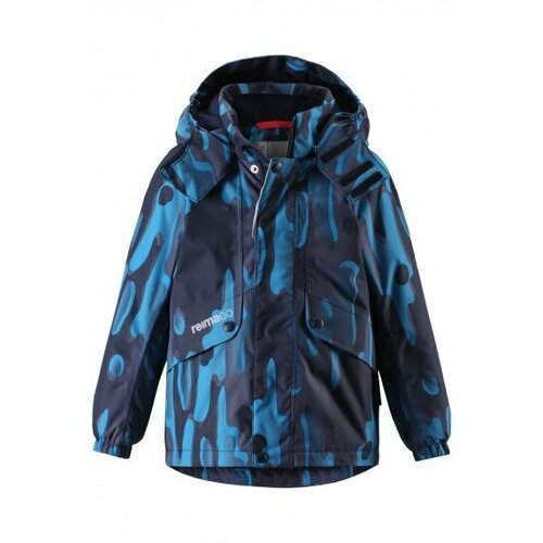 Куртка Reima, размер 104, синий куртка reima размер 104 коричневый синий