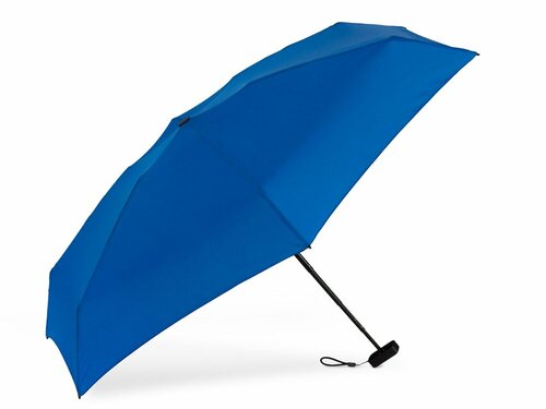 Зонт механика, 3 сложения, 6 спиц, синий
