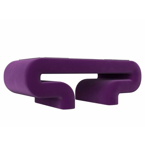 Стол Волна, Микровельвет фиолетовый