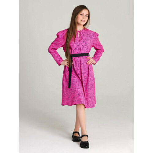 Платье GirlsDresses.Shop, комплект, размер 36(140), фуксия цельнокроеное платье челюсти зубы модель патологии для обучающая смолы