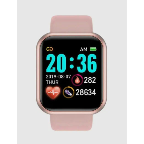Умные часы Smart Bracelet Счетчик калорий Звонки Будильник iOS Android Розовый 69000₽