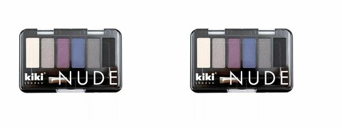 Kiki Тени для век shadow nude, тон 906, 12 г, 2 шт.