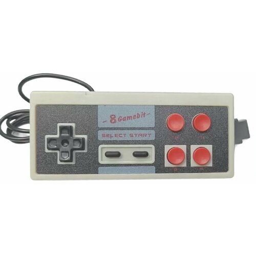 Джойстик 8 GameBit 8bit NES 9p 9 ПИН черно-серый 44500₽