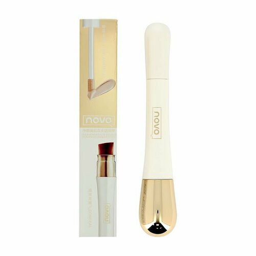 Консилер для лица NOVO CLEANSING BEAUTY, Тон 02, с кисточкой