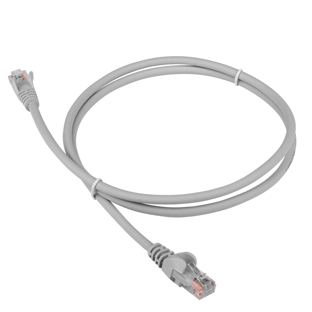 Кабель Патч-корд LANMASTER UTP, вилка RJ-45, вилка RJ-45, кат.5е, LSZH, 3м, серый [lan-pc45/u5e-3.0-gy] - фото №3