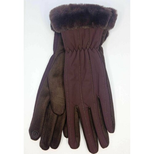 фото Перчатки , размер onesize, коричневый нет бренда