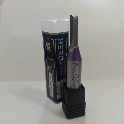 Фреза 1/2*6*20*T2 TCT прямая