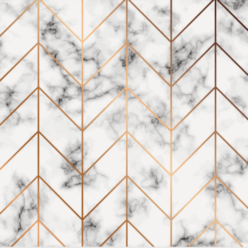 Изображение товара Самоклеящаяся антивандальная пленка для декора мебели и кухонных фартуков."Мрамор белый+золотые полосы" (155х60 см.)