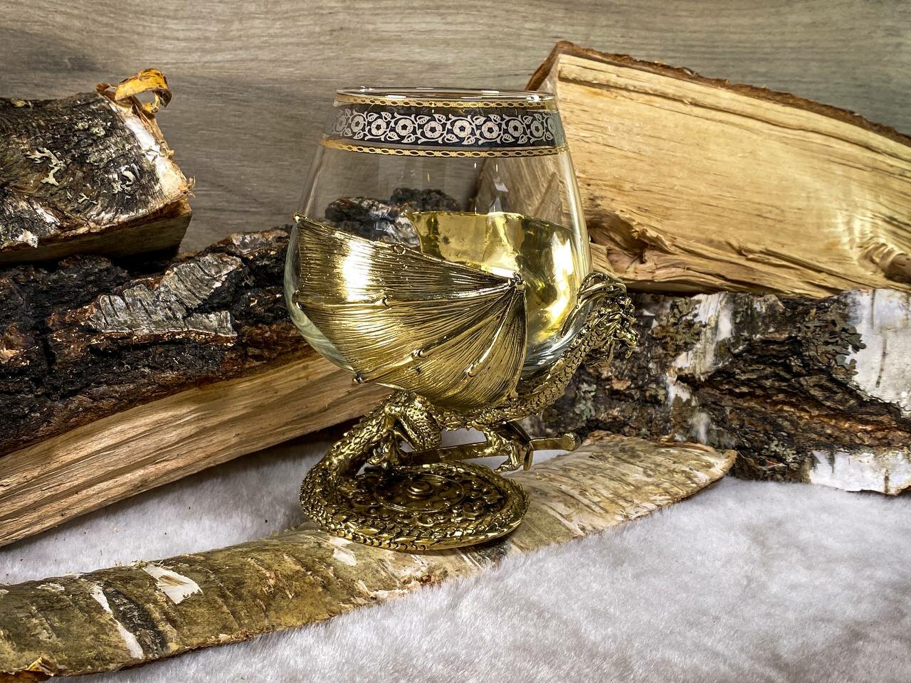 Коньячный бокал Дракон — фото 1