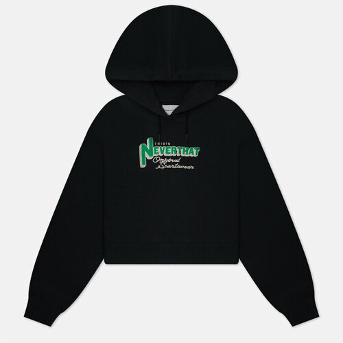 Толстовка thisisneverthat tnt league hoodie, силуэт прямой, размер m, черный