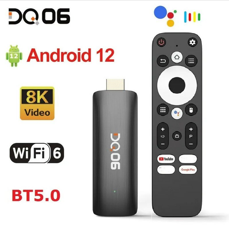Приставка DQ03 TV Stick 4K Android 10 4+132 ГБ — фото 2