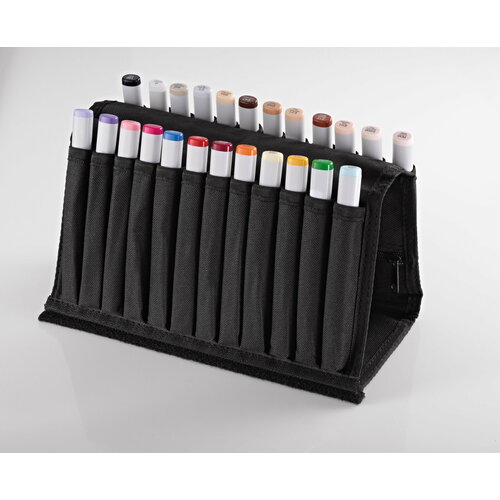 Набор маркеров Copic Sketch Starter, 2 пера (кисть и долото), 24 цвета в пенале