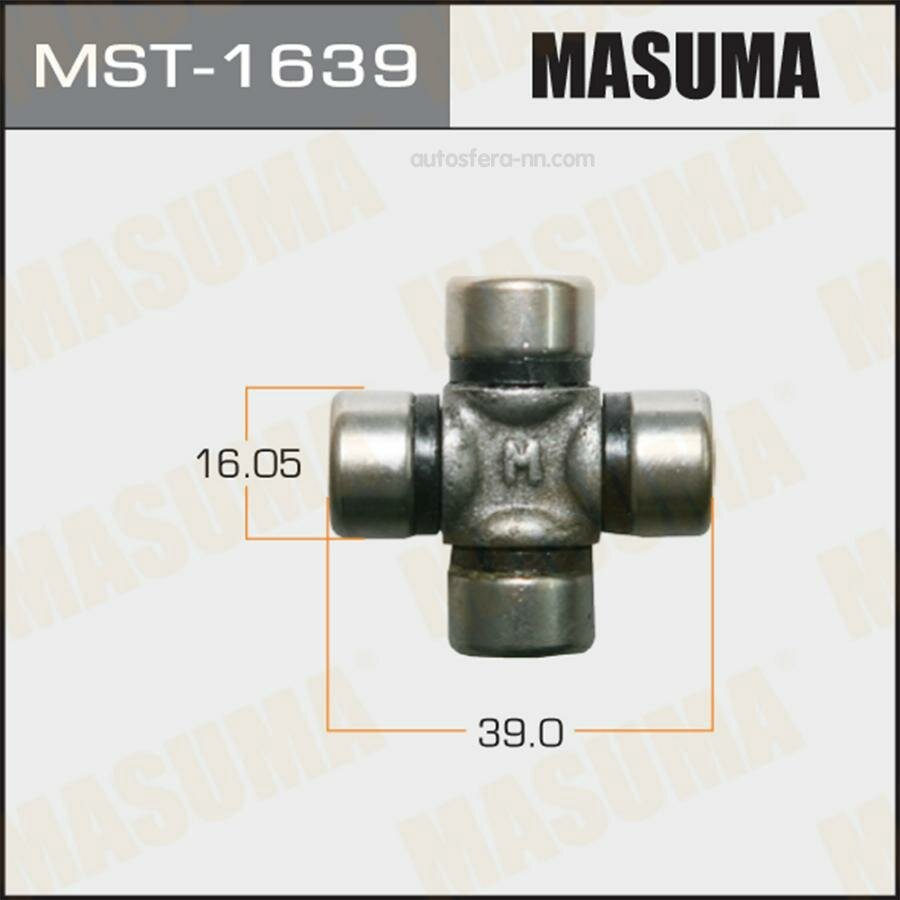 MASUMA MST1639 Крестовина рулевого механизма MASUMA 16.05x39