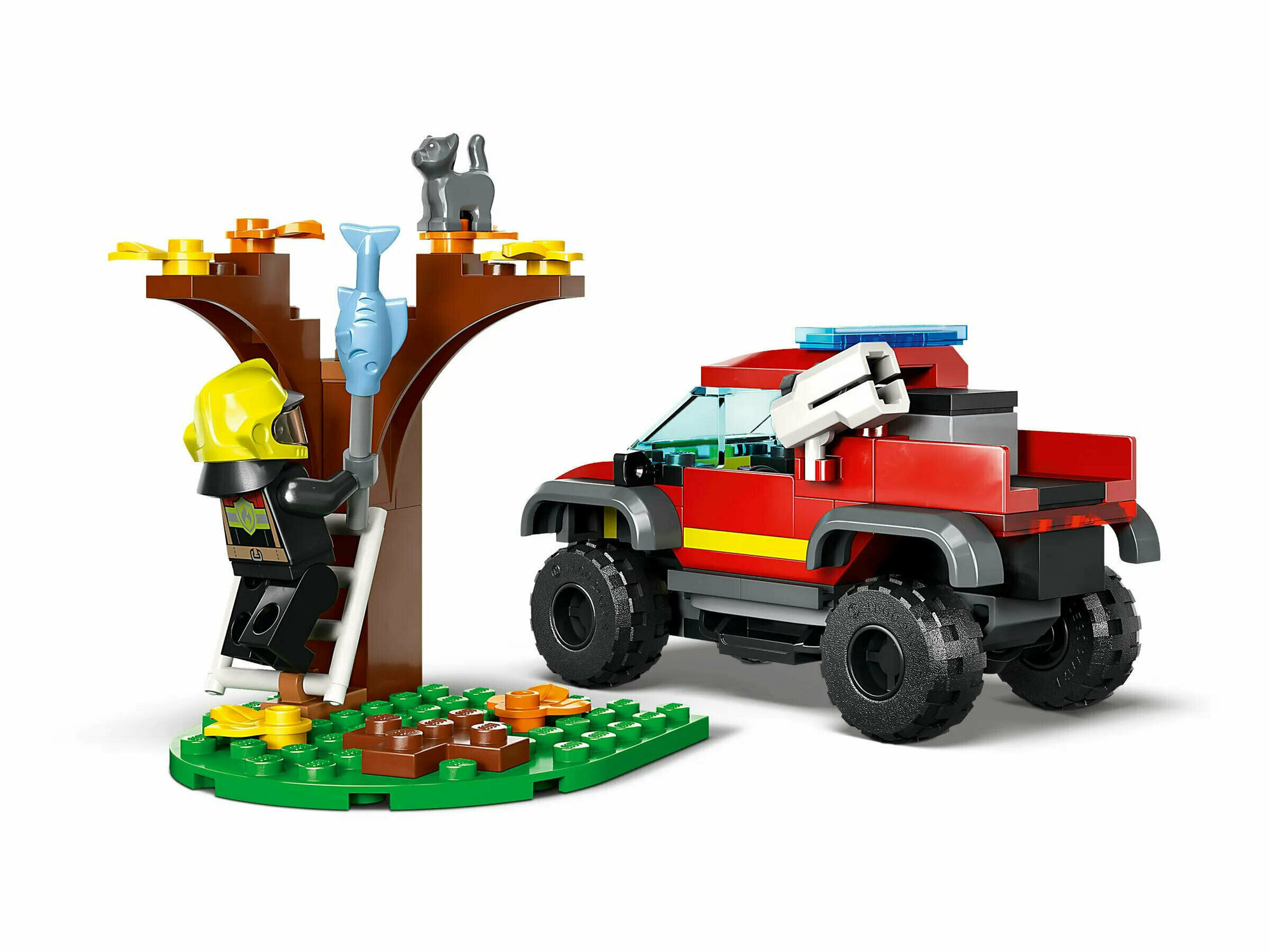 Конструктор LEGO Спасательный джип, 97 деталей - фото №11