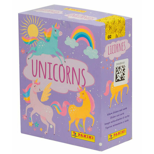 Бокс с наклейками Panini: Unicorns / Единороги (24 набора)