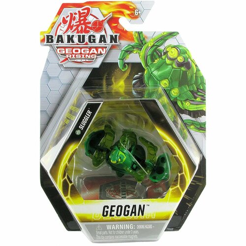 Bakugan Фигурка-трансформер S3 Geogan Sluggler Green 6059850/20134832 фигурка трансформер bakugan s3 geogan talan red 6059850 20134835