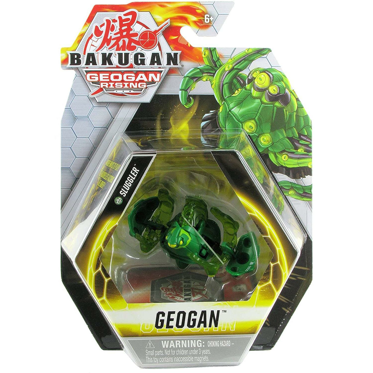 Bakugan Фигурка-трансформер S3 Geogan Sluggler Green 6059850/20134832