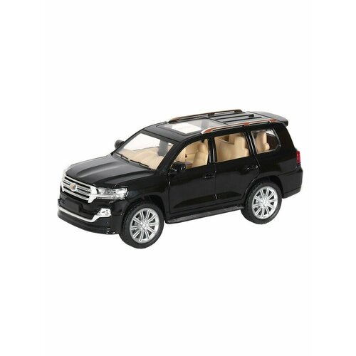 Модель машины Toyota Land Cruiser 1:24 со световыми и звуковыми эффектами модель машины toyota alphard 1 24 со звуковыми и световыми эффектами