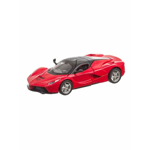 Модель машины Ferrari Laferrari 1/32 свето-звуковые эффекты, инерция, красный, 1 шт. коллекционная машинка игрушка металлическая ferrari laferrari для мальчиков масштабная модель 1 24 красный