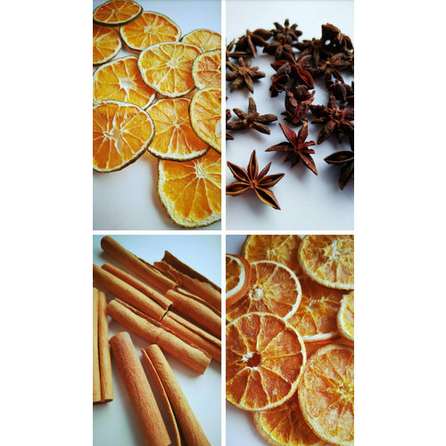 Сухоцветы набор для создания новогоднего декора 