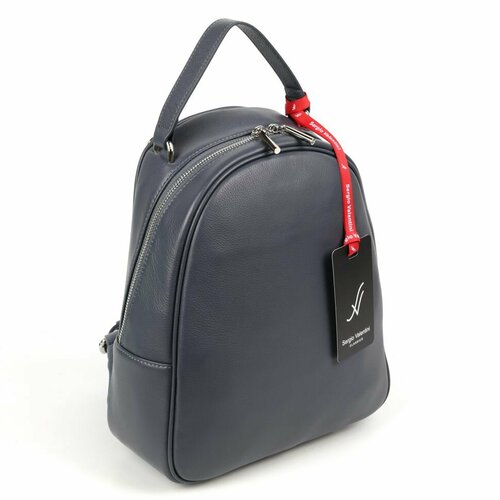 фото Рюкзак sergio valentini, фактура гладкая, серый