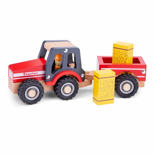 Трактор с прицепом New Classic Toys