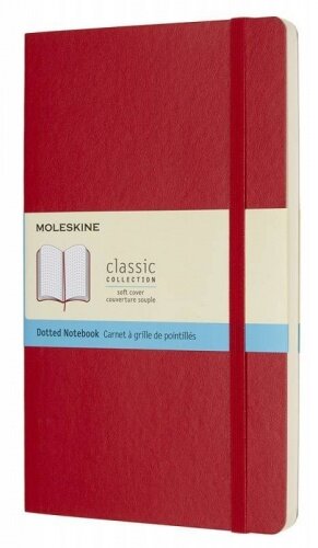 Блокнот Moleskine Classic Soft (в точку) Large красный