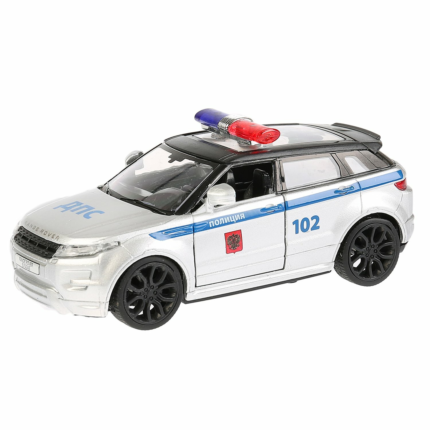 Технопарк 268498 Машина металлическая LAND ROVER RANGE ROVER EVOQUE. Полиция