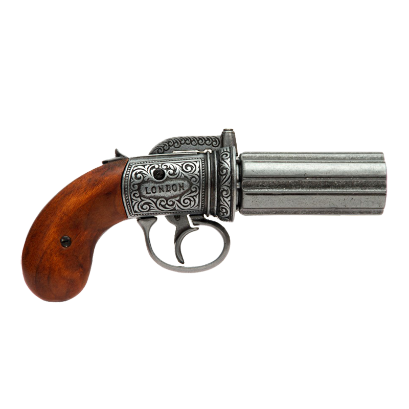 Револьвер "Пепербокс" 6 стволов, Англия, 1840 г реплика Denix Испания DE-1071