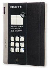 Блокнот Moleskine Professional Soft XL, 192 стр, черный, в линейку