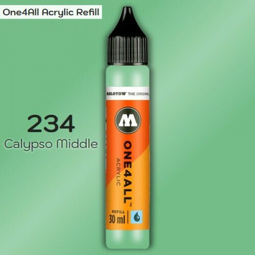 Заправка Molotow ONE4ALL акриловая 234 калипсо, (Calypso Middle), 30мл