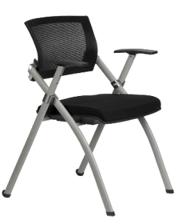 Офисное кресло складное для посетителей и переговорных Riva Chair 462 E Черное