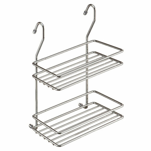 Полка 2-х ярусная малая lemax 285х210х140 мм хром 2557₽